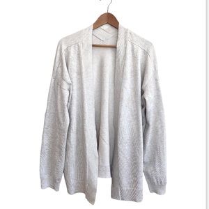 89th & Madison Oatmeal Open Front Cardigan